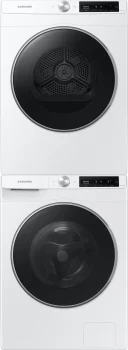 Samsung Stacked Washer & Dryer Set with Front Load Washer and Electric Dryer