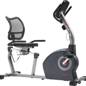 Sunny Health and Fitness Interactive Recumbent Bike