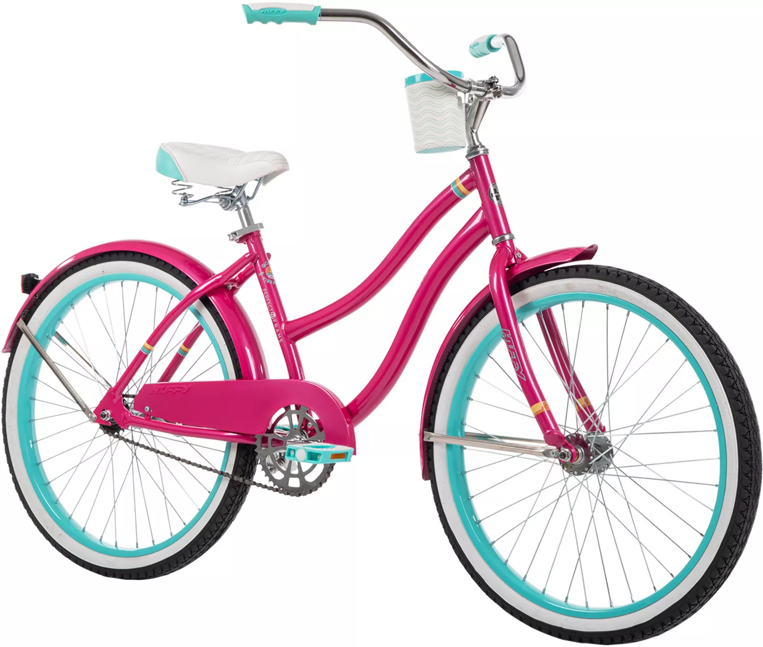 Huffy Women's Good Vibrations Perfect Fit 24” Cruiser Bike