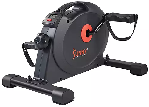 Sunny Health & Fitness 2-In-1 Smart Mini Exercise Bike