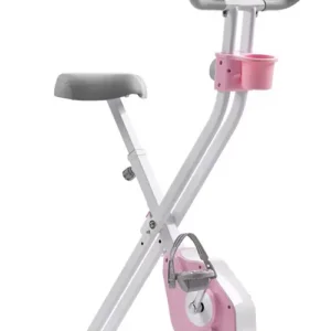 Sunny Health & Fitness Pink Foldable Magnetic Exercise X-Bike