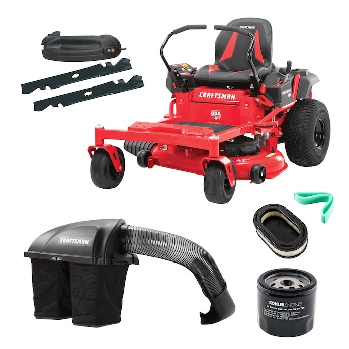 CRAFTSMAN 42-in Gas Zero Turn Riding Lawn Mower Z5200 & Accessories Bundle