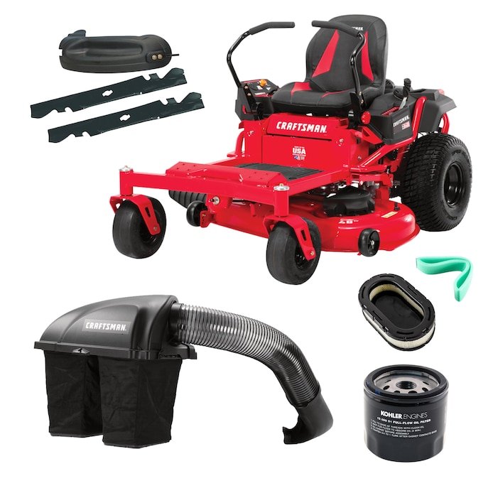 CRAFTSMAN 46-in Gas Zero-Turn Riding Lawn Mower Z5400 & Accessories Bundle