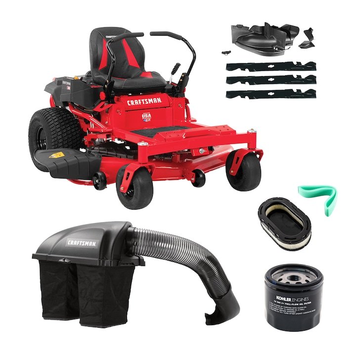 CRAFTSMAN 54-in Gas Zero Turn Riding Lawn Mower Z5800 & Accessories Bundle