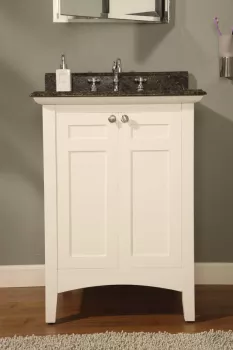 Empire Industries Biltmore Collection 24 Inch Contemporary Shaker Style Vanity with 2 Cabinet Doors