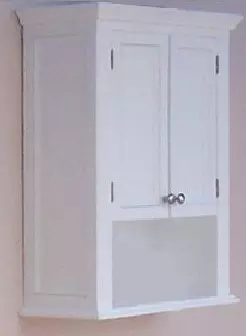 Empire Industries Newport Collection 26 Inch Traditional Tank Topper with 1 Glass Shelf