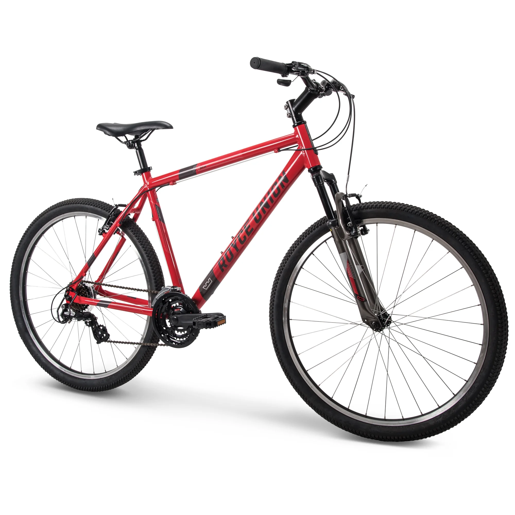 Royce Union RMA 27.5inch Mens 21-Speed ATB Mountain Bike, 22" Aluminum Frame, Trigger Shift, Red