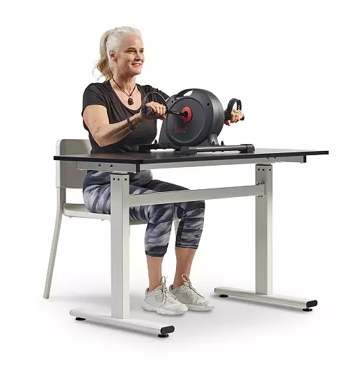 Sunny Health & Fitness 2-In-1 Smart Mini Exercise Bike - Image 2