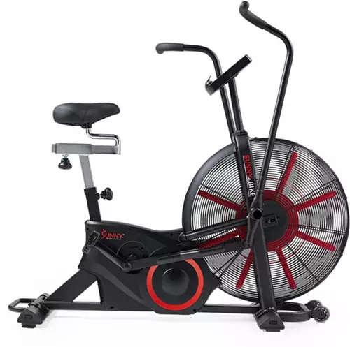 Sunny Health & Fitness Dual Belt Air-Resistance Bike - Image 4