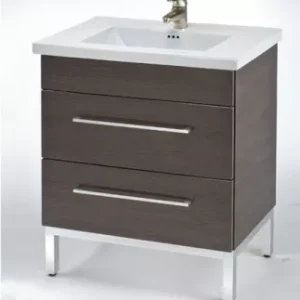 Empire Industries Daytona Collection 23 Inch Contemporary Wall-Mount Vanity with 2 Drawers