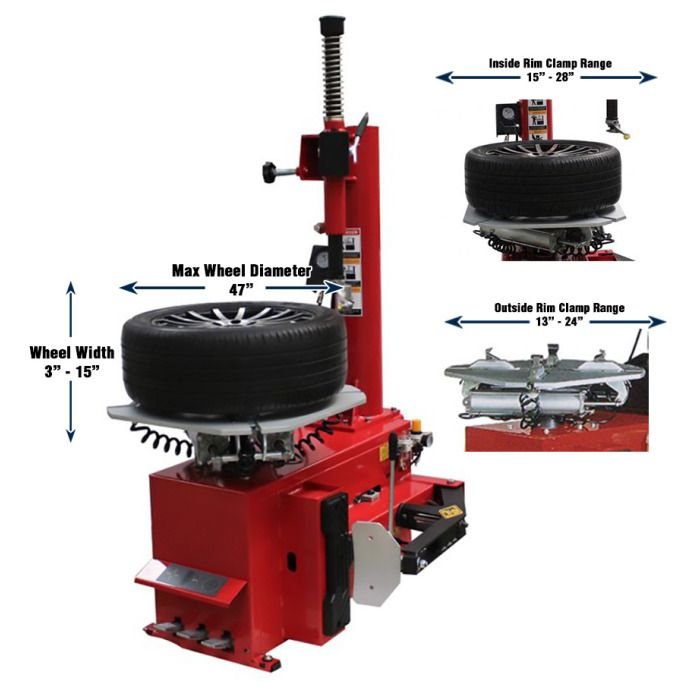 ASEplatinum TC-950 Large Diameter Tire Changer - Image 3