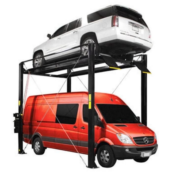 Atlas Super Tall Four Post Parking Lift