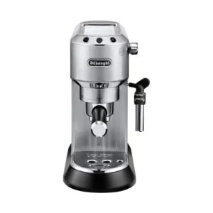 De’Longhi – DEDICA Espresso Machine with 15 bars of pressure and Milk Frother – Metal