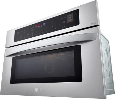 LG 30 Inch Single Speed Electric Smart Wall Oven & Microwave with 1.7 cu. ft. - Image 4