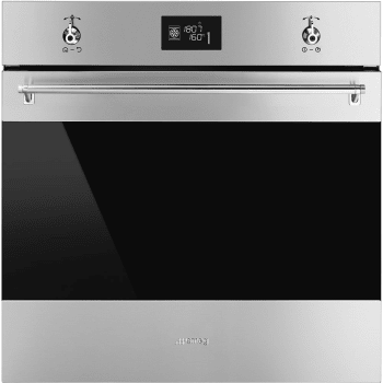 Smeg Classic Design 24 Inch Single Convection Electric Wall Oven with 2.8 cu. ft.