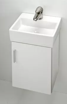 Empire Industries Daytona Collection 13 Inch Contemporary Wall-Mount Vanity with 1 Cabinet Door